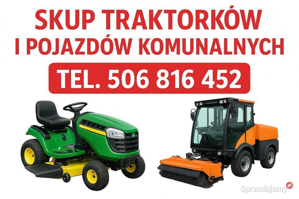 SKUP TRAKTORKI DO KOSZENIA TRAWY W KAŻDYM STANIE Bojszowy Nowe