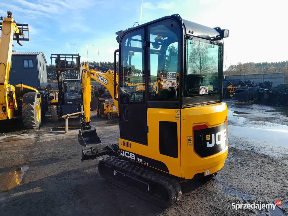 JCB 19C1 2018R KOPARKA 19TONY CAT VOLVO KUBOTA Dodatkowy osprzęt Krotoszyn