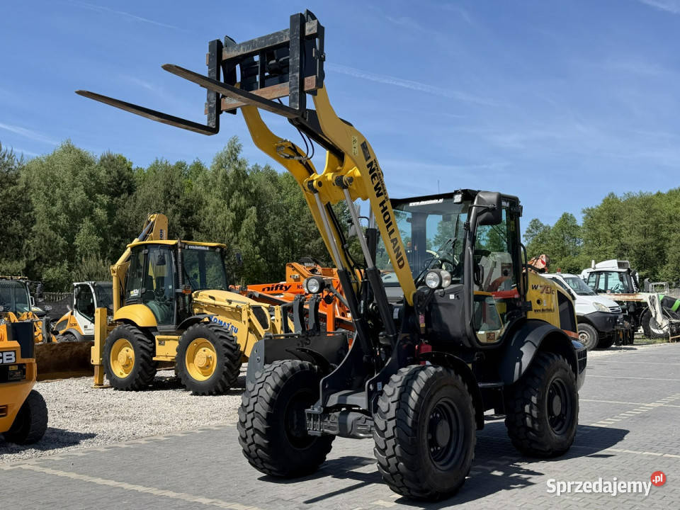 średnia kołowa Holland W70C Compact Widły Łyżka Widełki