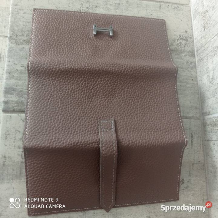 Portfel ala Hermes bezowy Dla kobiet Lubartów sprzedam