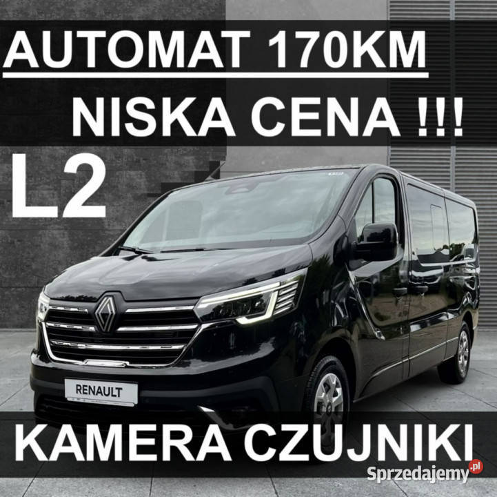 Renault Trafic 170 Automat Kamera Klima tył klimatyzacja Szczecinek
