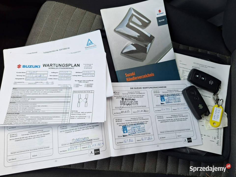 Suzuki SX4 4x4 16i ŁADNE ALUFELGi KLiMAtyzacja kurtyny powietrzne Olsztyn