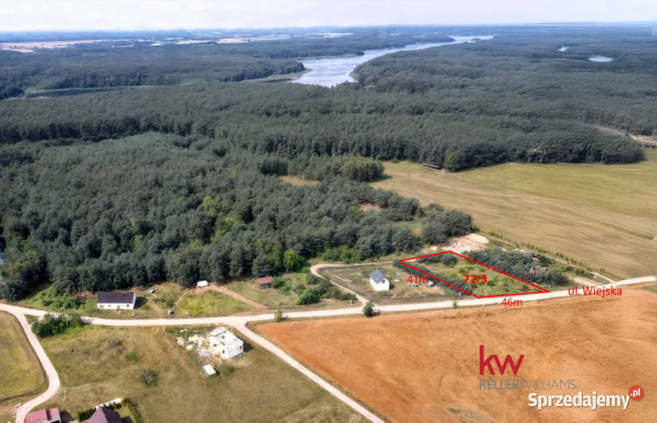 Działka Stęszewko Wiejska 1581m2 46m