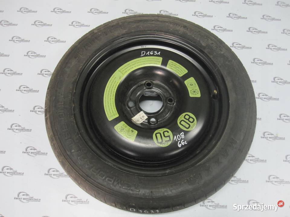 FORD FOCUS MK1 I koło dojazdowe 1258015 95M Koła dojazdowe