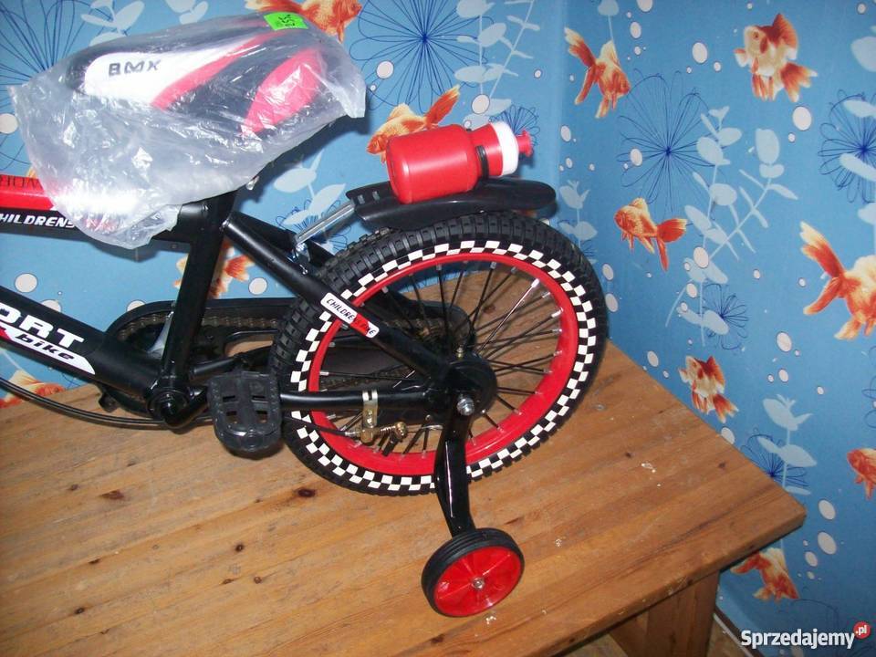 Rowerek cobra bmx super sport czarno czerwony Błotniki Głogowa