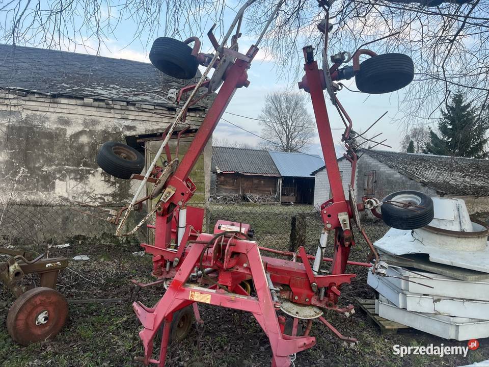 Przewracarka JfSTOLL 6 gwiazd Zgrabiarki i przetrząsacze Krzesk-Królowa Niwa