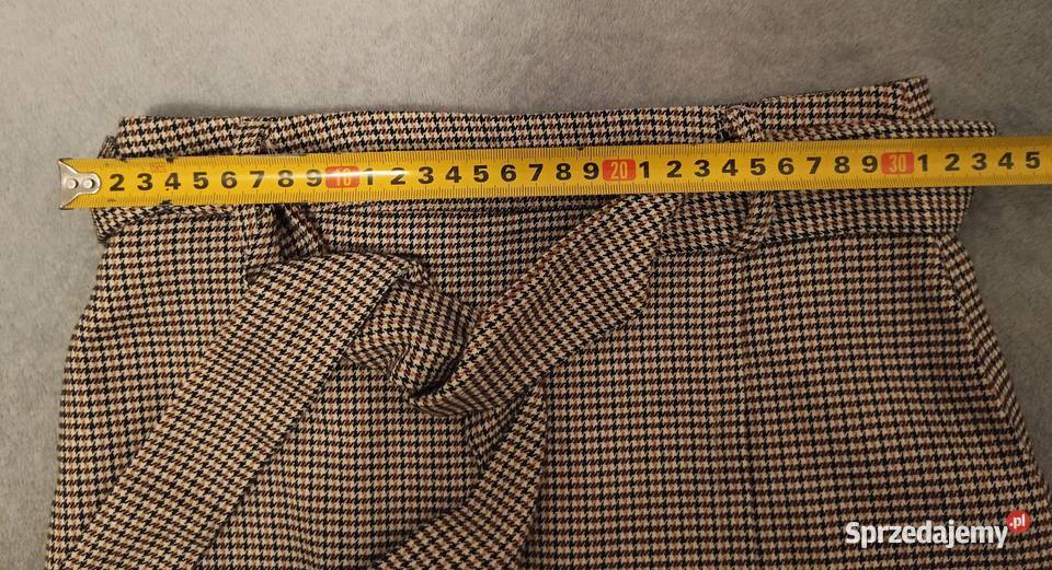 Beżowobeżowa spódniczka mini Sinsay XXS Nysa