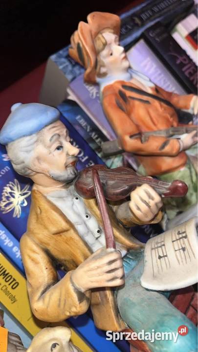 Figurka grajka skrzypce z nutami Piękna figurka pomorskie Gdańsk sprzedam