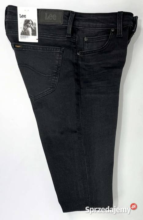 Spodnie damskie Lee Scarlett Raven Black W25 L31 Pisz