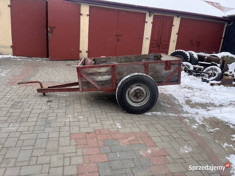 Przyczepa przyczepka jednoosiówka Przyczepy rolnicze Lubartów sprzedam