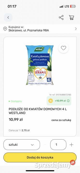 Ziemia do kwiatów roślin doniczkowych Westland Poznań