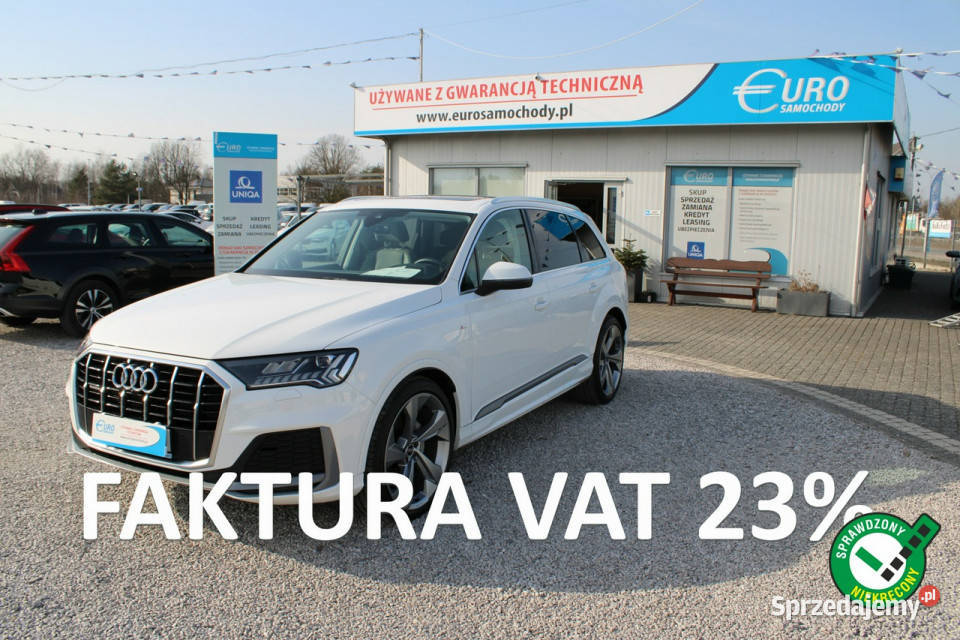 Audi Q7 NETTO 191788 Quattro Panorama SLine pełny VAT Q7 sprzedam