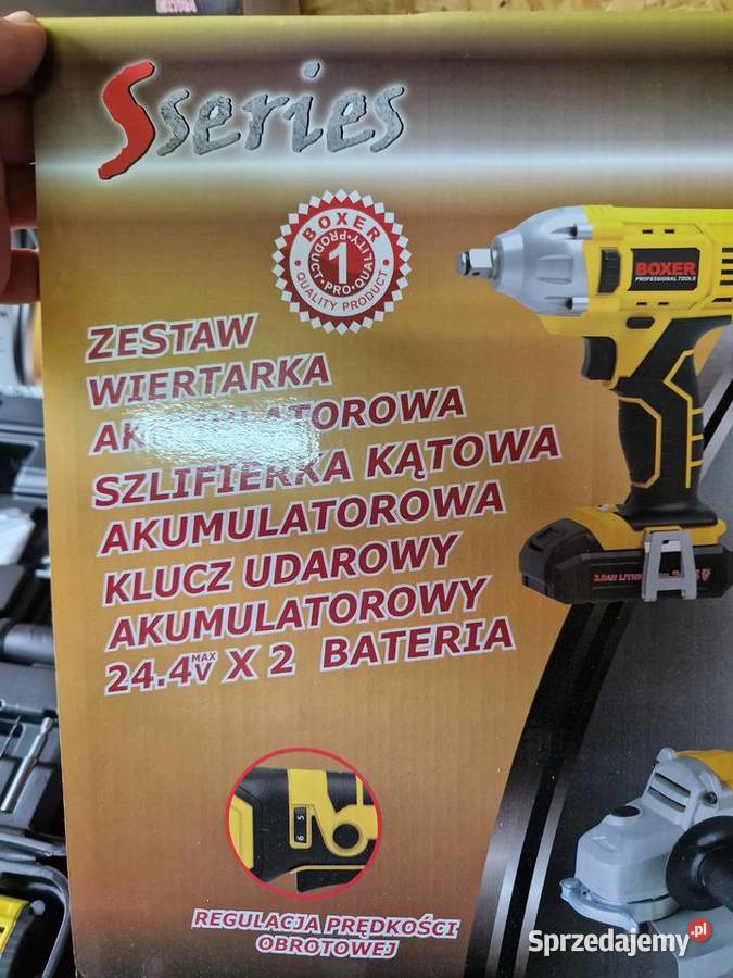 Zestaw Szlifierka Wkrętarka Klucz Udarowy SR028 Głogowa