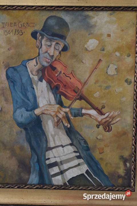 Jerzy Duda Gracz 1564 93 Portret Skrzypka Muzyk Kraków