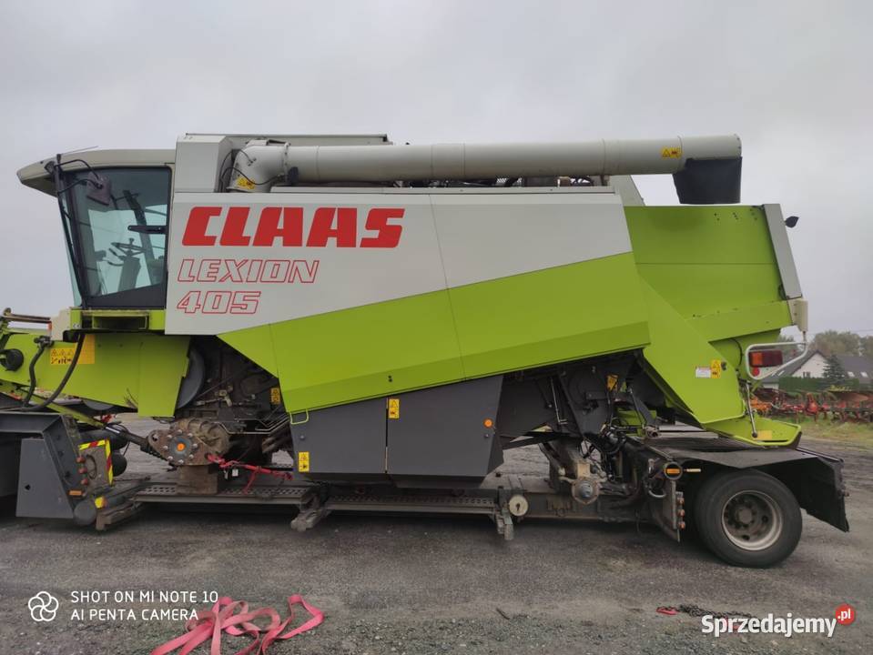 Claas Lexion 405 99r Heder C450 z wózkiem