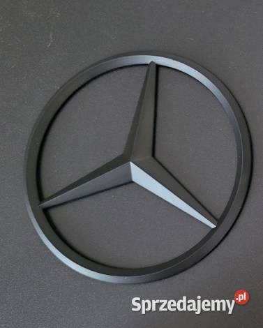 NOWE logo gwiazdka Mercedes czarny znaczek Zamość