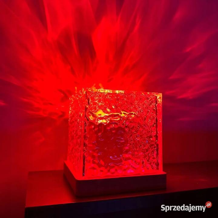 Lampka Nocna Kostka Efekt Wody LED 16 kolorów na Gniezno