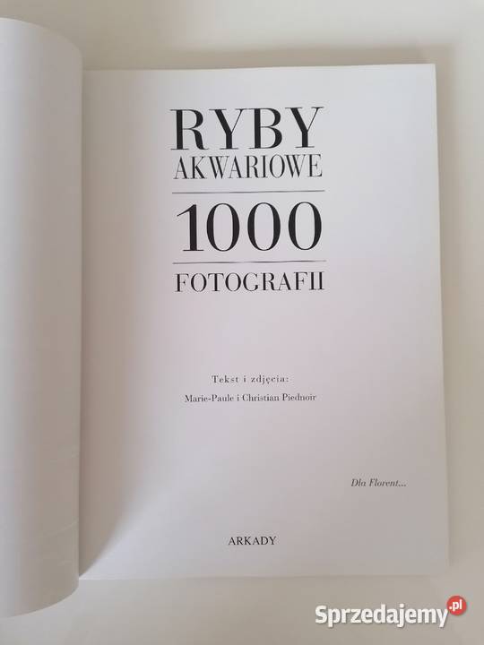książka Ryby Akwariowe 1000 Fotografii Wrocław