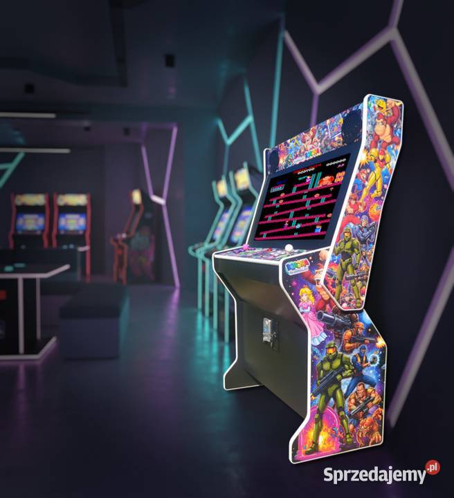 Automat arcade zarobkowy wyjątkowy duży 32 gry Gądno