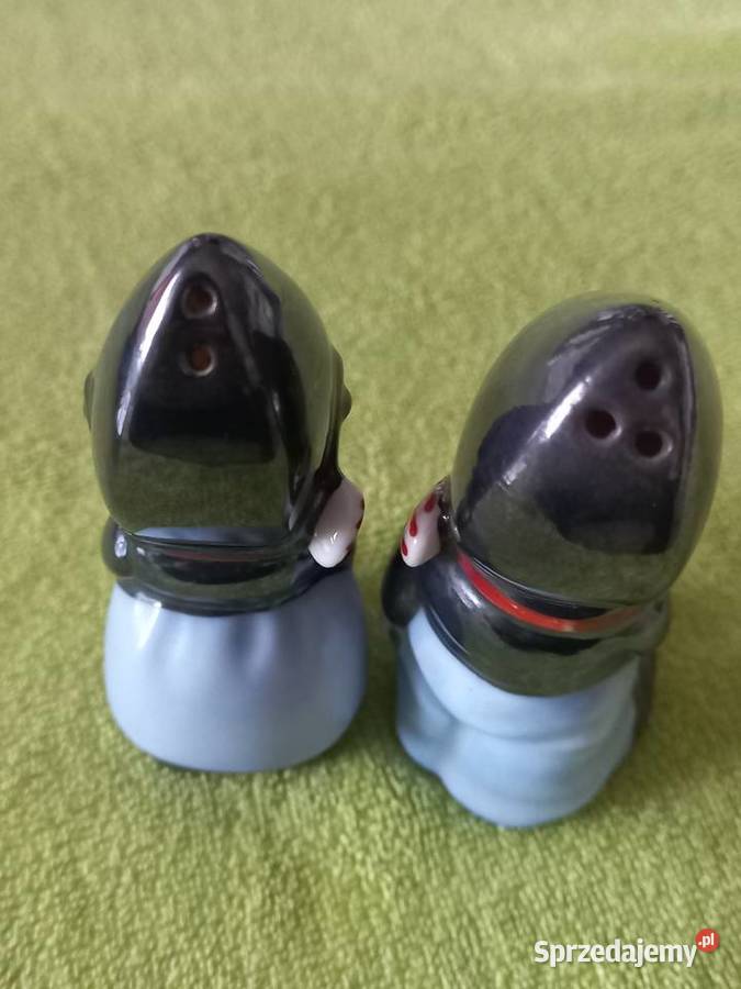 Figurki porcelanowe solniczka pieprzniczka Toruń