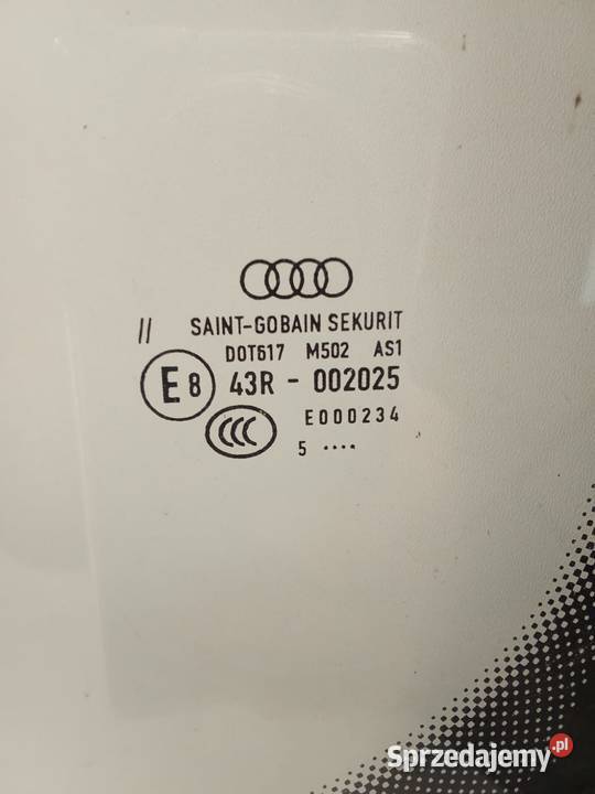 Szyba Przednia Audi A8 99 Oryginał Zielona wielkopolskie Bralin