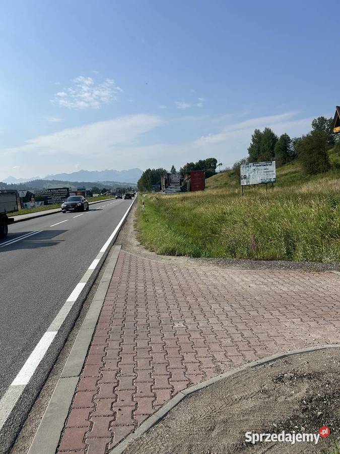 Plac 300 m do wynajęcia pod biznes Bańska Niżna handlowo-usługowa