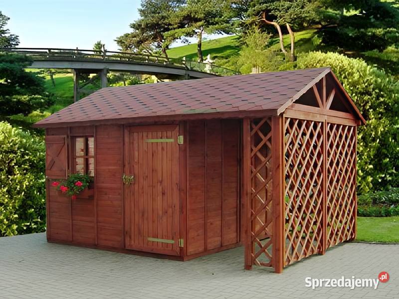 Drewutnia Mroczek 3x45m 2spadowy domek Parzymiechy