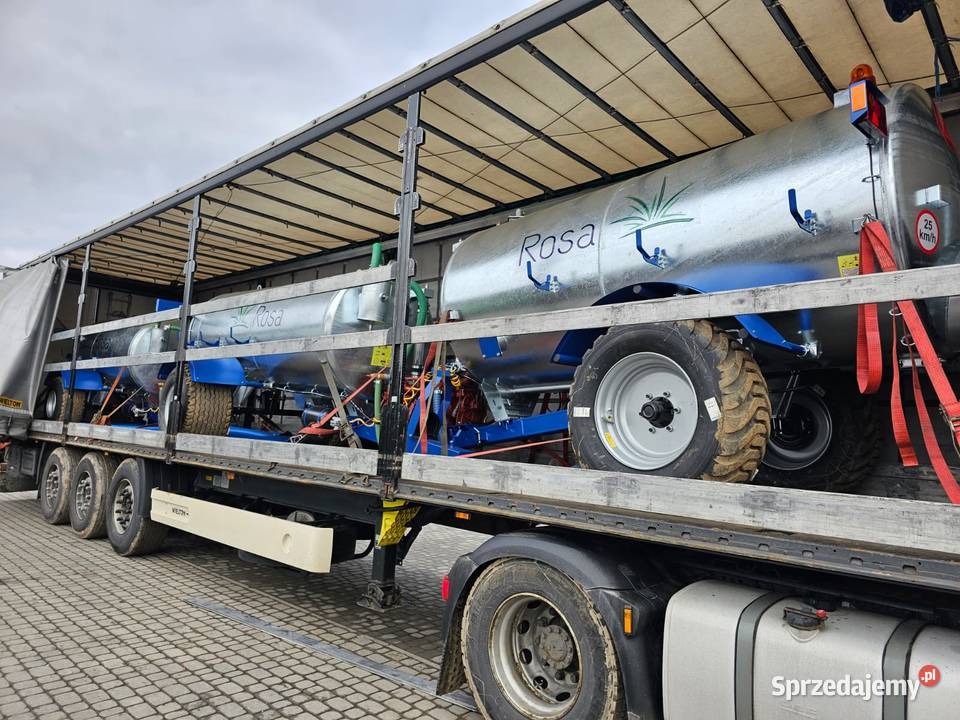Wóz asenizacyjny 3000L do 30 000L ROSA beczkowóz Beczkowozy