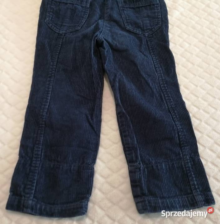 Spodnie ogrodniczki sztruksowe 92 Papagino Czeladź