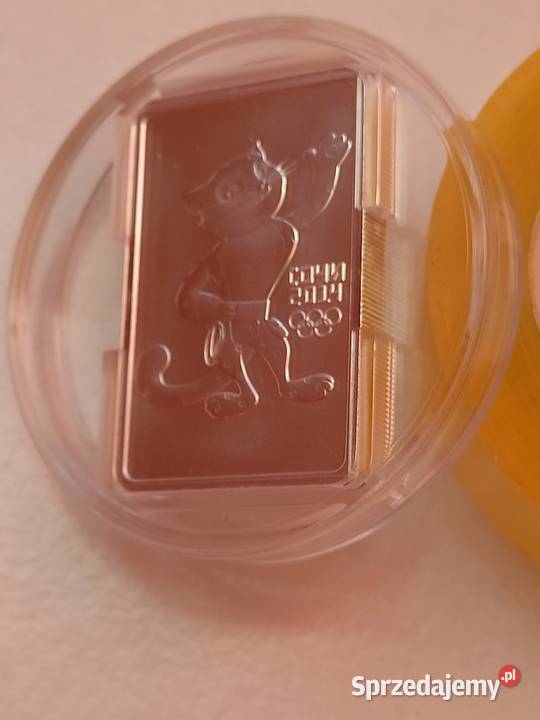 Moneta Sztabka Srebro 3 Ruble2011r 2 Siedlce