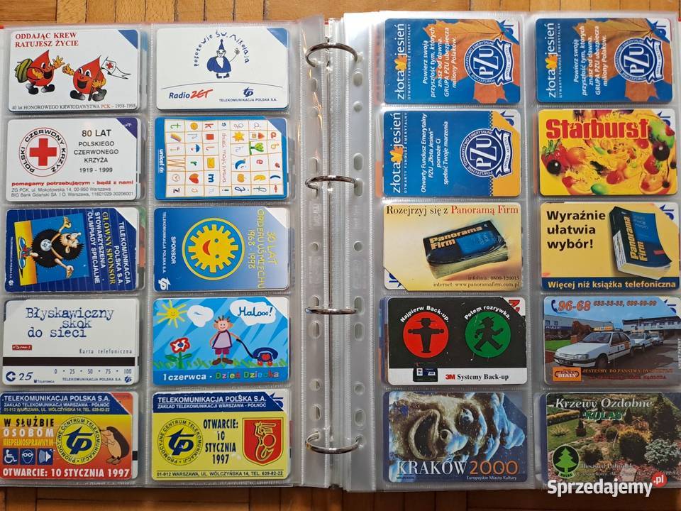 Karty telefoniczne ogłoszenie 1 na 2