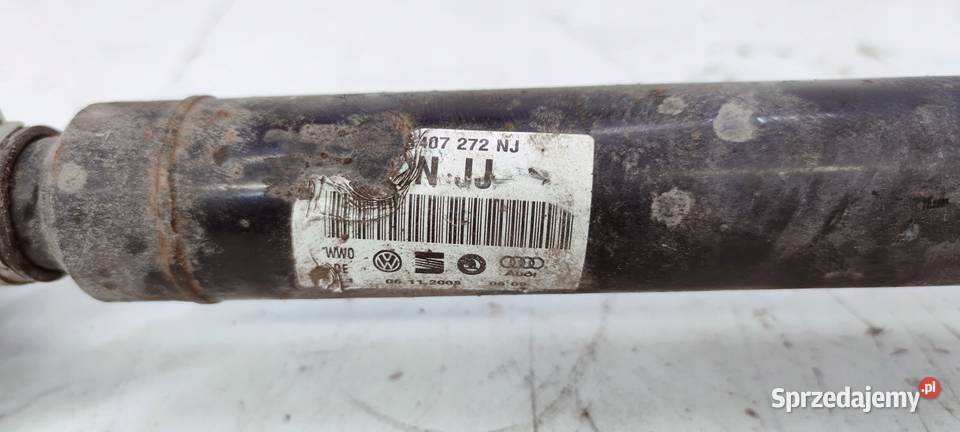 PÓŁOŚ PRAWY PRZÓD AUDI A3 20 TDI 1K0407272NJ Przystajń