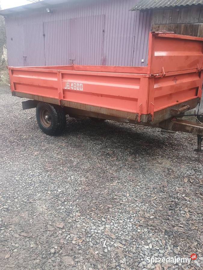Przyczepa wywrotka 6 ton nieuszkodzony Rolnictwo Żółkiewka-Osada