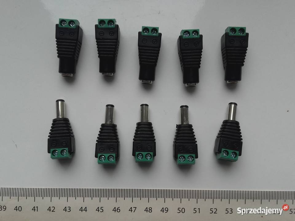 Złącze wtyczka 2Pin 55mmx21mm męskieżeńskie Bydgoszcz