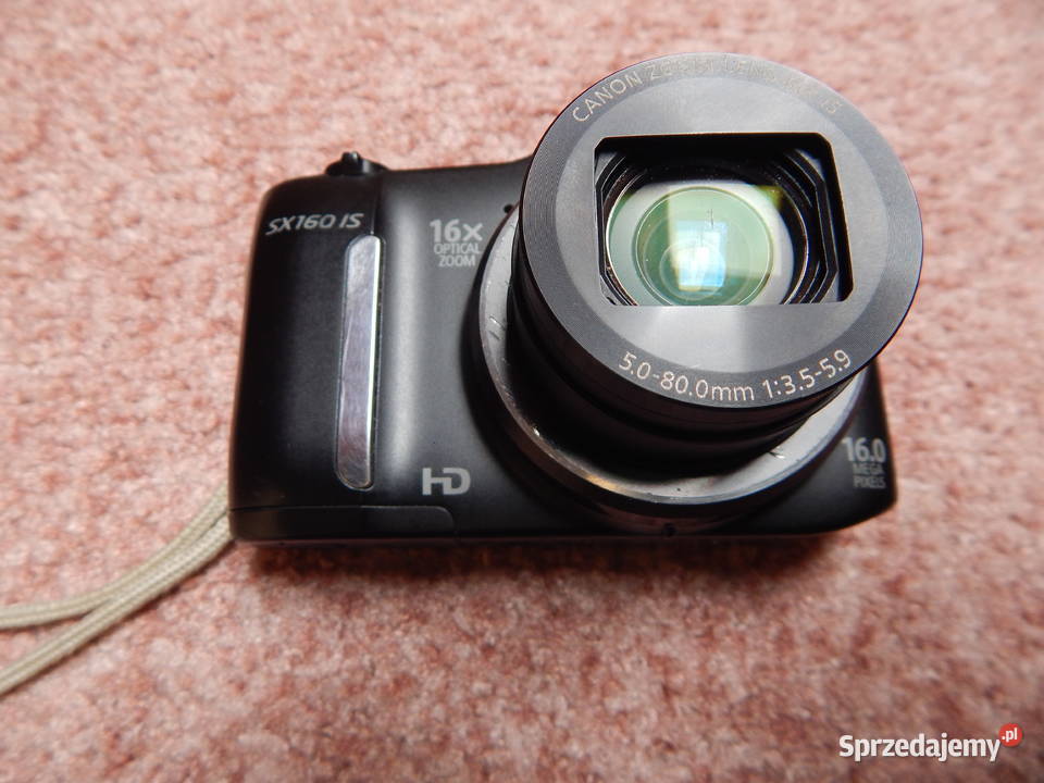 Aparat Canon SX160IS 16 megapixeli 16x zoom Kraków