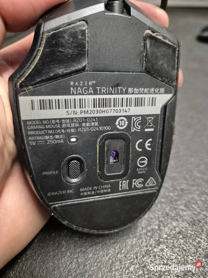 Mysz do komputera Razer Naga Trinity Gaming