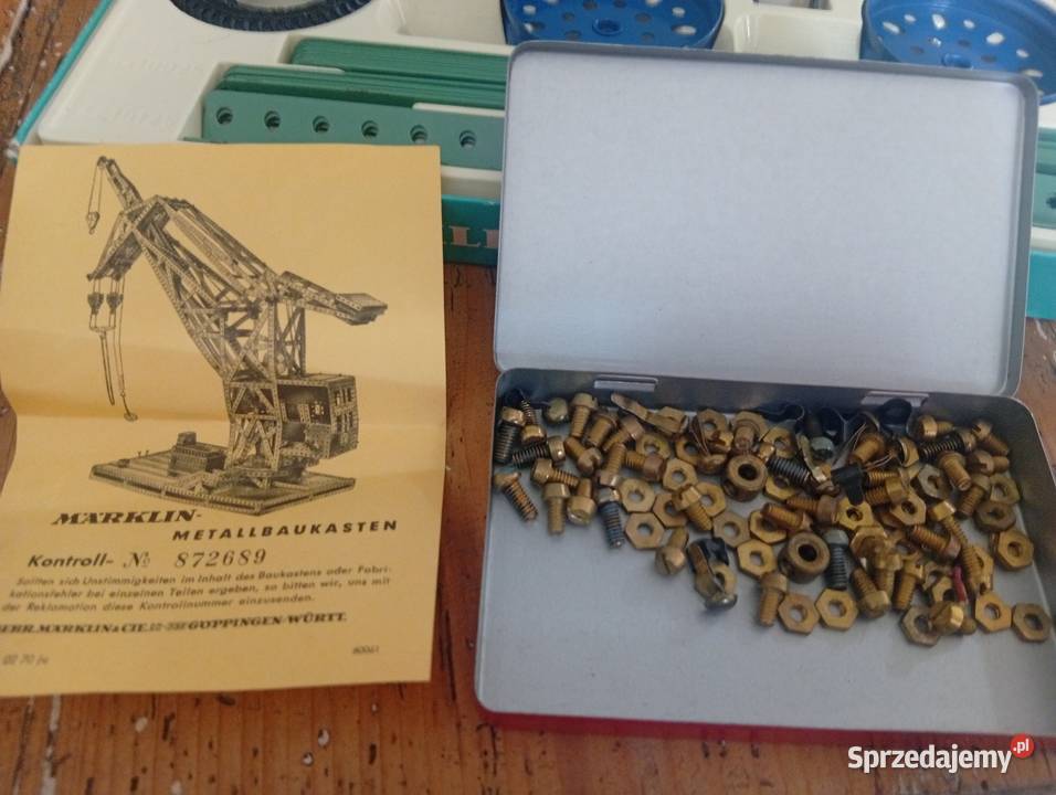 Metalowy zestaw modelarski Marklin 1031 Antyki, Sztuka, Kolekcje
