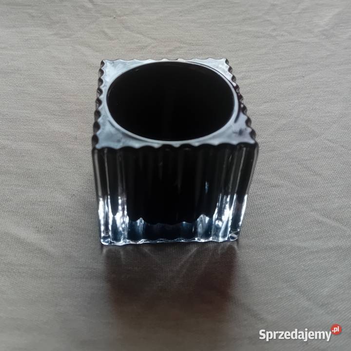 Świecznik Tealight szkło częścowo malowane na