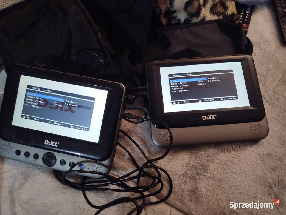 Dvd samochodowe dwa monitory Bajki Góra Kalwaria sprzedam