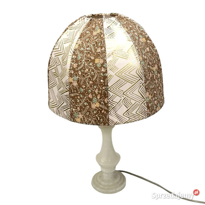 Włoska lampa stołowa vintage alabaster onyks Warszawa
