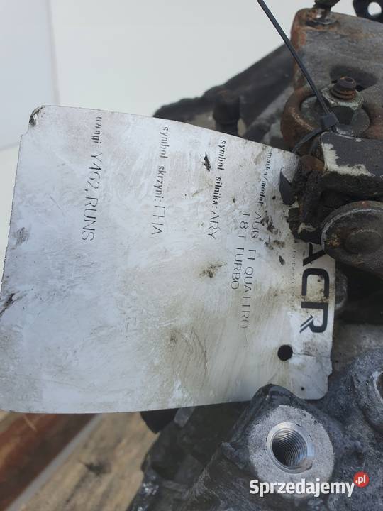 Audi TT 18 T turbo quattro SKRZYNIA BIEGÓW FHA Chełm