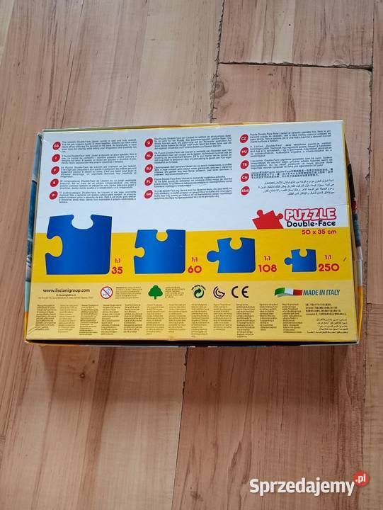 puzzle Disney Frozen 2 in 1 60 sztuk 3 kolorowy Szczecin sprzedam