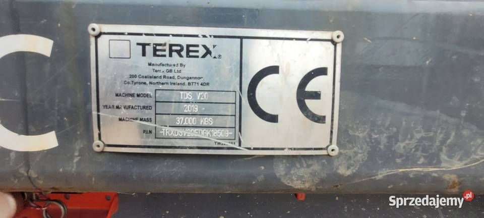 ROZDRABNIACZ DWUWAŁOWY TEREX ECOTEC TDS V20 2019 wielkopolskie Poznań