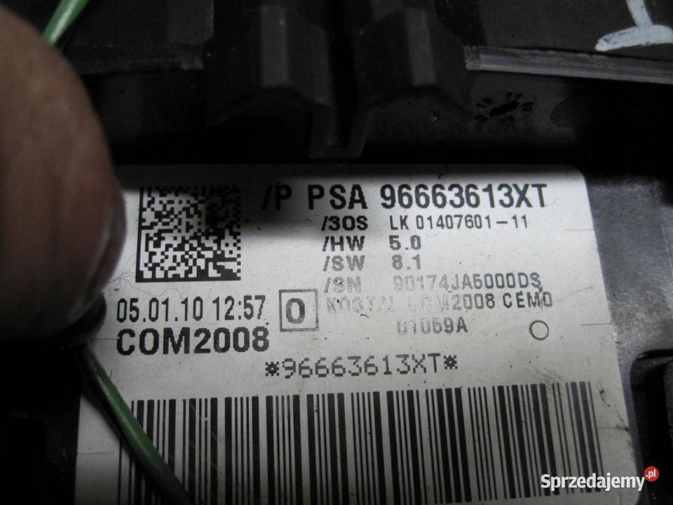 PEUGEOT 3008 I 10r przełącznik zespolony taśma Panele sterowania, przełączniki