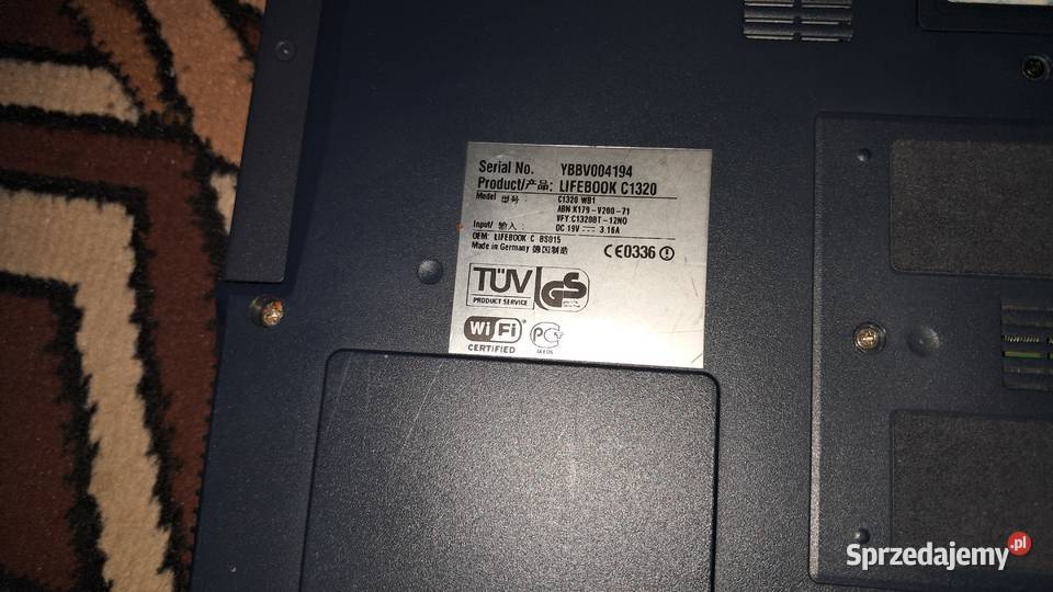 Laptop FujitsuSiemens LifeBook C1320D 500GB Warszawa