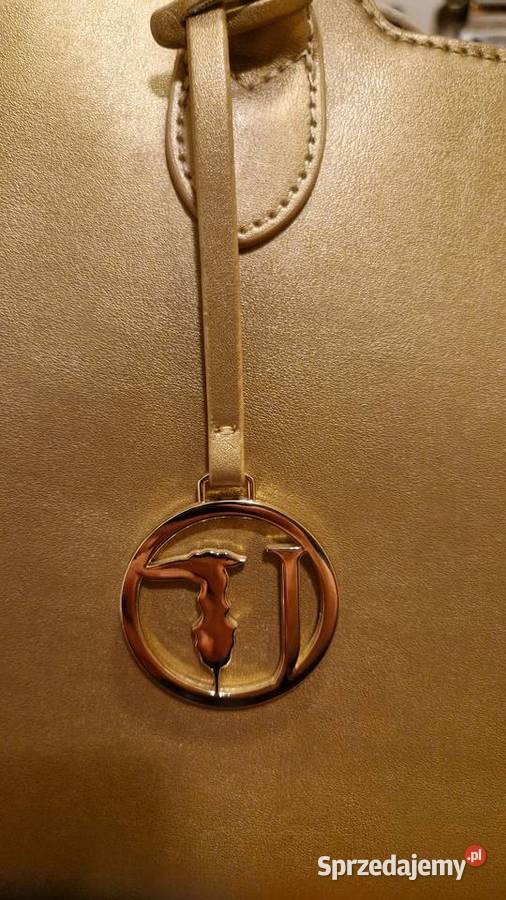 TOREBKA włoska z breloczkiem marki TRUSSARDI Lublin