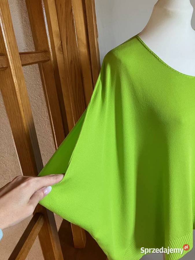 Nowa limonkowa bluzka Osanna Italy nietoperz uni Bez wzoru podkarpackie Nisko