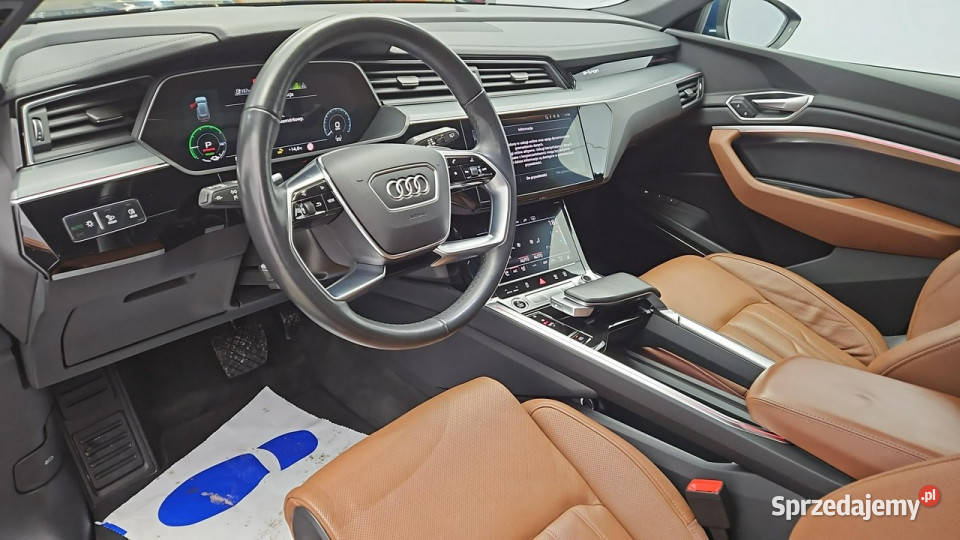 Audi etron 55 Quattro Advanced Z Polskiego pełny VAT mazowieckie sprzedam
