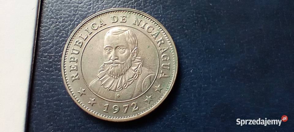 Stare monety 1 cordoba 1972 Nikaragua podkarpackie Lesko