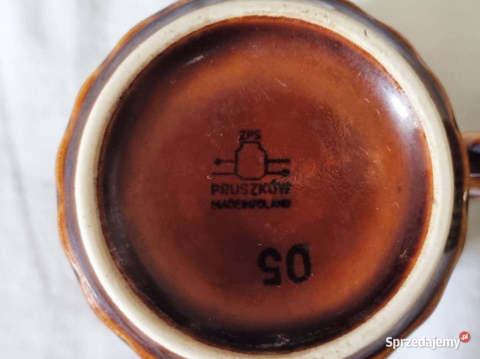 Kubek kratka Irena Pruszków z uchem i bez 2 Warszawa